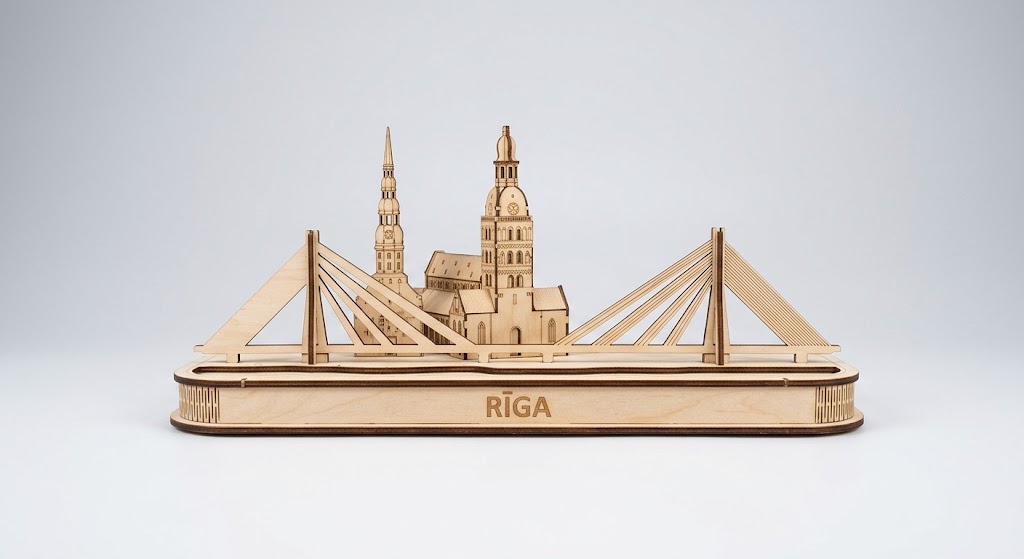 3D puzle Rīgas panorāma